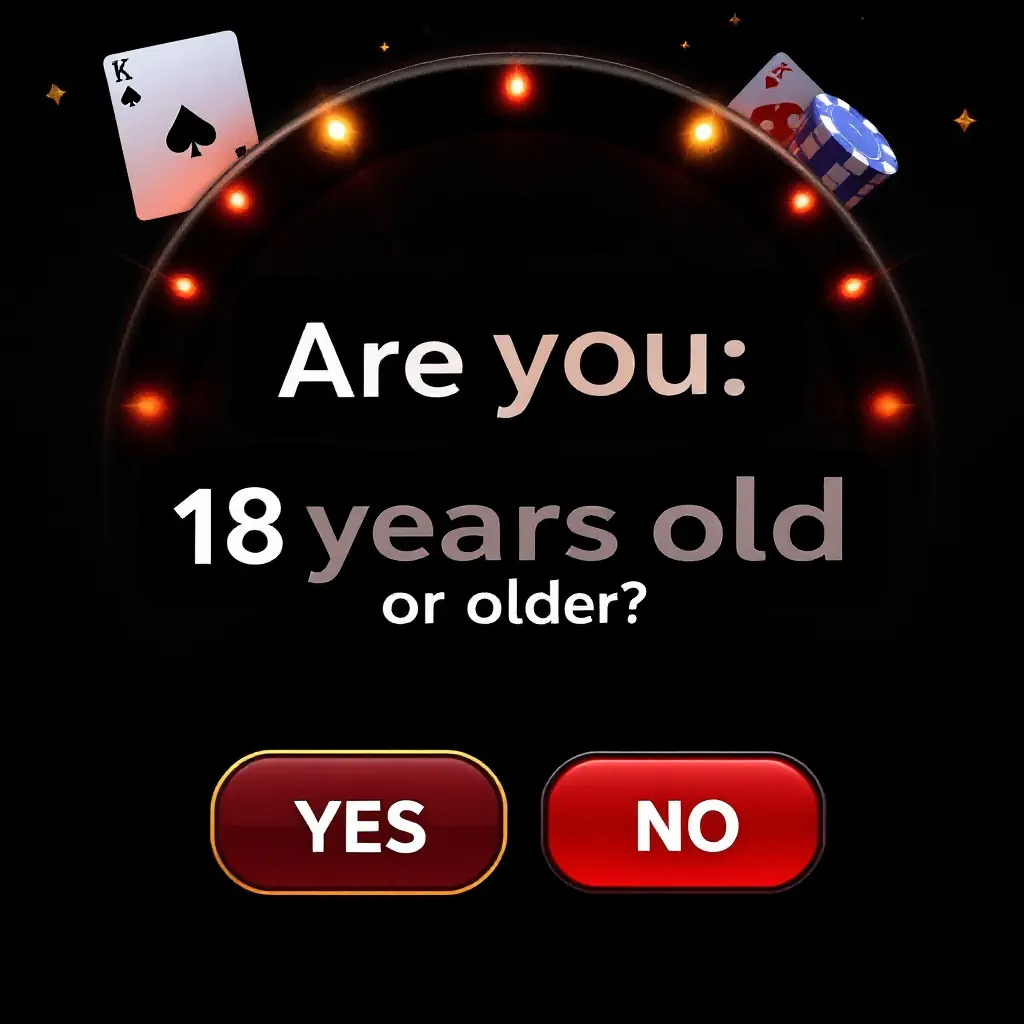 Casino Age Verification - Must be 21 or older to gamble